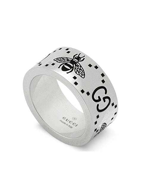 gucci ring bee|Gucci bee engraving ring.